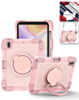 Multi-Functional Rugged Swivel Stand Case with Shoulder Strap (PINK) for iPad 10 2022 (10.9") / iPad 11 (A16) (Only Ground Shipping)