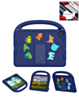 Shockproof Handle Case with Charms (NAVY BLUE) for iPad 10.2" (7th / 8th / 9th) (Only Ground Shipping)