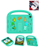 Shockproof Handle Case with Charms (GREEN) for iPad 10.2" (7th / 8th / 9th) (Only Ground Shipping)