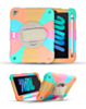 Hand Adjustable Heavy Duty Case with Shoulder Strap - RAINBOW for iPad 10.2" (7th / 8th / 9th) / Air 3 / Pro 10.5 (Only Ground Shipping)