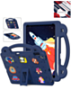 Shockproof Handle Case - NAVY BLUE for iPad 10.2" (7th / 8th / 9th) / Air 3 / Pro 10.5 (Only Ground Shipping)