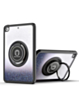 Hard PC Rear / Soft TPU Colorful Border Case with I-ring Holder - SHINY BLACK for iPad 10.2" (7th / 8th / 9th) / Air 3 / Pro 10.5 (Only Ground Shipping)