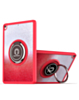 Hard PC Rear / Soft TPU Colorful Border Case with I-ring Holder - SHINY RED for iPad 10.2" (7th / 8th / 9th) / Air 3 / Pro 10.5 (Only Ground Shipping)