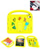 Shockproof Handle Case with Charms (YELLOW) for iPad 10 2022 (10.9") / iPad 11 (A16) (Only Ground Shipping)
