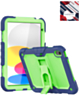 Heavy Duty Shockproof Tablet Case with Kickstand - NAVY BLUE & GREEN for iPad 10 2022 (10.9") / iPad 11 (A16) (Only Ground Shipping)