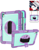 360 Rotating Hand Strap & Kickstand Case with Shoulder Strap (PURPLE) for iPad 10 2022 (10.9") / iPad 11 (A16) (Only Ground Shipping)