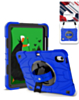 Rugged Tablet Case with Rotating Stand & Shoulder Strap (BLUE) for iPad 10 2022 (10.9") / iPad 11 (A16) (Only Ground Shipping)