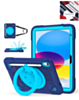 Shockproof Heavy Duty Stand Case with Pen Slot - NAVY BLUE for iPad 10 (2022) / iPad 11 (2025) (Only Ground Shipping)