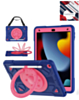 Shockproof Heavy Duty Stand Case with Pen Slot - NAVY BLUE & HOT PINK for iPad 10.2" (7th / 8th / 9th) / Air 3 / Pro 10.5 (Only Ground Shipping)