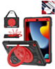 Shockproof Heavy Duty Stand Case with Pen Slot - BLACK & RED for iPad 10.2" (7th / 8th / 9th) / Air 3 / Pro 10.5 (Only Ground Shipping)