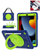 Shockproof Heavy Duty Stand Case with Pen Slot - NAVY BLUE & GREEN for iPad 10.2" (7th / 8th / 9th) / Air 3 / Pro 10.5 (Only Ground Shipping)