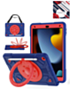 Shockproof Heavy Duty Stand Case with Pen Slot - NAVY BLUE & RED for iPad 10.2" (7th / 8th / 9th) / Air 3 / Pro 10.5 (Only Ground Shipping)