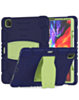 Full Body Protection Stand Case - NAVY BLUE / GREEN for iPad Pro 13 (7th / 2024) (Only Ground Shipping)