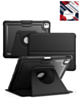 Magnetic Leather Case with Rotating Stand & Pen Holder - BLACK for iPad Pro 13 (7th / 2024) (Only Ground Shipping)