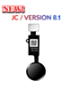 Buy the black Home Button solution flex cable version 8.1 JC for iPhone 8 Plus, 8, SE 2020 and 2022, 7 Plus, and 7.