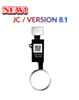 Purchase the silver Home Button solution flex cable version 8.1 JC for iPhone 8 Plus, 8, SE 2020 and 2022, 7 Plus, and 7.