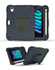 Hand Adjustable Heavy Duty Case with Shoulder Strap - DARK BLUE for iPad Mini 6 / 7 (A17 Pro) (Only Ground Shipping)