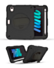 Hand Adjustable Heavy Duty Case with Shoulder Strap - BLACK for iPad Mini 6 / 7 (A17 Pro) (Only Ground Shipping)