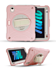 Hand Adjustable Heavy Duty Case with Shoulder Strap - ROSE PINK for iPad Mini 6 / 7 (A17 Pro) (Only Ground Shipping)