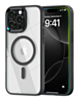Shiny Magnetic Clear Cases (BLACK) for iPhone 12/12 PRO (Only Ground Shipping)