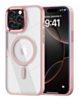 Shiny Magnetic Clear Cases - PINK for iPhone 12 / 12 Pro (Only Ground Shipping)