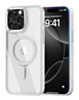 Shiny Magnetic Clear Cases (WHITE) for iPhone 12/12 PRO (Only Ground Shipping)