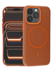 Magnetic Leather Soft Cases - GOLDEN BROWN for iPhone 12 / 12 Pro (Only Ground Shipping)