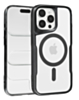 Glossy & Transparent Magnetic Case - BLACK for iPhone 12 / 12 Pro (Only Ground Shipping)