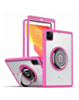 Hard PC Rear / Soft TPU Colorful Border Case with I-ring Holder - PINK for iPad Air 4 / Air 5 Pro 11 (1st / 2nd / 3rd / 4th) (Only Ground Shipping)