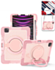 Multi-Functional Rugged Swivel Stand Case with Shoulder Strap (PINK) for iPad Pro 13 (2024 / 2025) (Only Ground Shipping)