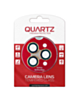 Purchase the Quartz HD Tempered Glass with Metal Ring in Gold for iPhone 16 Pro and 16 Pro Max Back Camera.