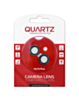 QUARTZ HD Tempered Glass with Glitter Diamond Camera Lens for iPhone 15 / 15 Plus Back Camera (BLACK)