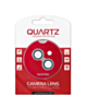 Stock up on the Quartz HD tempered glass with glitter diamond camera lens for iPhone 15 and 15 Plus back camera, white.