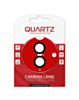 QUARTZ HD Tempered Glass with Metal Ring for iPhone 17 Back Camera (BLACK & BLACK)