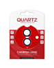 QUARTZ HD Tempered Glass with Metal Ring for iPhone 17 Back Camera (BLACK & PURPLE)