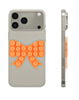 Fashion Bow Beads Silicone Suction Cup Phone Holder - ORANGE (Only Ground Shipping)