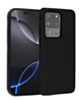 Full Cover New Design Silicone Case - BLACK for Galaxy S20 Ultra (Only Ground Shipping)