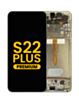 OLED Assembly with Frame for Galaxy S22 Plus (S906) (Phantom White) (Premium)