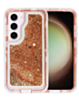 Galaxy S23 Glitter Liquid Case - ROSE GOLD (Only Ground Shipping)