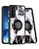 Pattern Design Hard PC Rear / Soft TPU Colorful Border Case with I- ring Holder - Style 4 for Galaxy S23 (Only Ground Shipping)