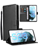 Galaxy S23 FE Leather Wallet Case with Card Slot - BLACK (Only Ground Shipping)