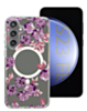 Galaxy S23 FE Wireless Charging Case - PINK FLOWERS (Full Bottom Close) (Only Ground Shipping)