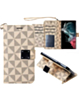 Galaxy S23 FE Triangle Geometric Design Wallet Case - WHITE (Only Ground Shipping)