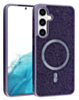 Wireless Charging Bling Diamond Crystal Case - PURPLE for Galaxy S23FE (Only Ground Shipping)