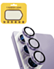 Metal Camera Lens Protector with Tempered Glass for Galaxy S24 (Cobalt Violet)