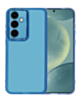 Soft Silicone Transparent Case - LIGHT BLUE for Galaxy S24FE (Only Ground Shipping)