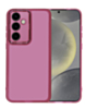 Soft Silicone Transparent Case - PINK for Galaxy S24FE (Only Ground Shipping)