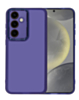 Soft Silicone Transparent Case - PURPLE for Galaxy S24FE (Only Ground Shipping)