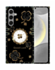 Galaxy S24FE Lucky Flowers Design Case - BLACK (Only Ground Shipping)