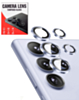 Camera Lens Protector with Metal Ring for Galaxy S24 Ultra (Titanium Blue)
